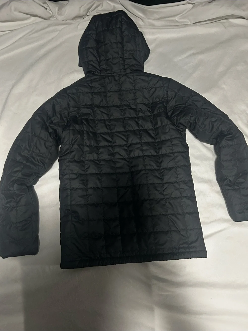 Columbia Black Quilted Hooded Puffer Jacket